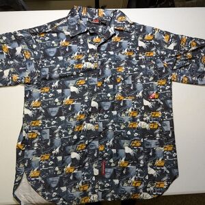 Vintage DJ Vibes Graphic Shirt - Size M